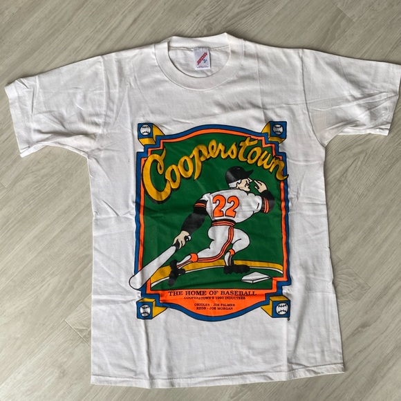 Vintage Cooperstown Baseball T-Shirt - Picture 1 of 2